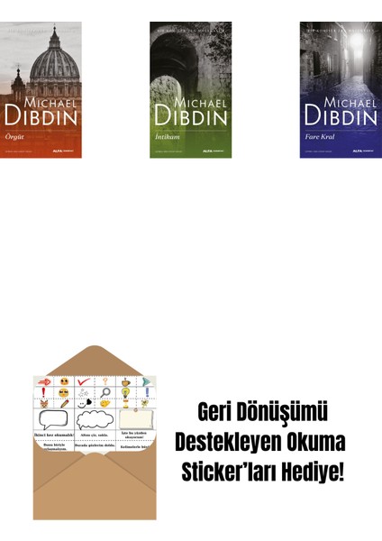 Örgüt + Intikam + Fare Kral + Okuma Sticker'ları