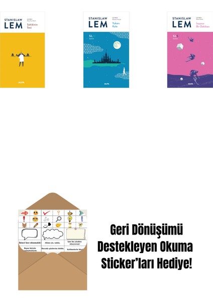Sahibinin Sesi + Yukarı Kale (SL11) + Insanın Bir Dakikası (Sl5) + Okuma Sticker'ları