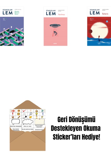 Küvette Bulunan Günce (SL14) + Yenilmez + Solaris (SL10) + Okuma Sticker'ları
