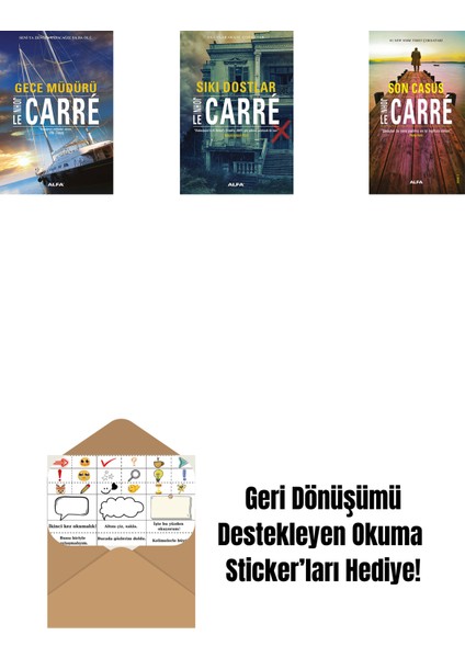 Gece Müdürü + Sıkı Dostlar + Son Casus + Okuma Sticker'ları
