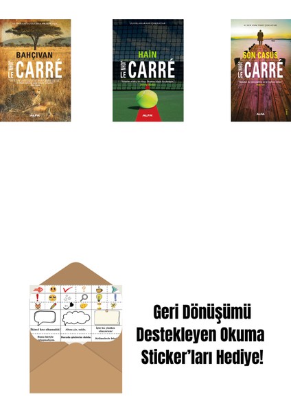 Bahçıvan + Hain + Son Casus + Okuma Sticker'ları