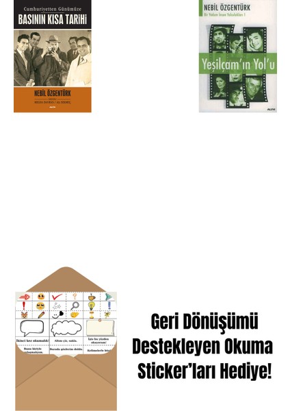 Basının Kısa Tarihi + Yeşilçam'ın Yol'u + Okuma Sticker'ları