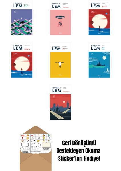 Stanislaw Lem 7 Kitap Set + Okuma Sticker'ları