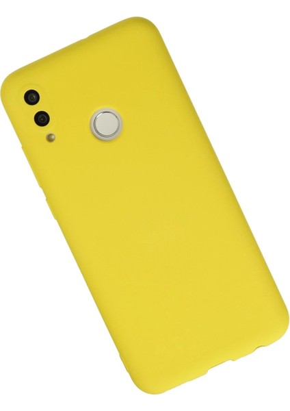 Newface Huawei P Smart 2019 Kılıf Nano Içi Kadife Silikon - Sarı fiyatları