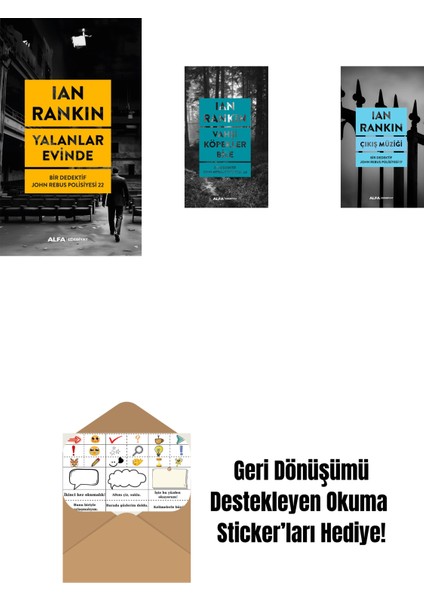 Yalanlar Evinde + Vahşi Köpekler Bile + Çıkış Müziği + Okuma Sticker'ları