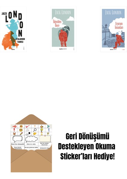 Atalarının Tanrısı + Âdem'den Önce + Uçurum Insanları + Okuma Sticker'ları