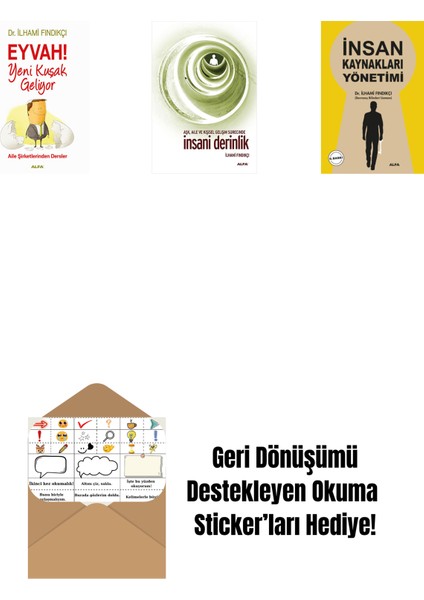 Eyvah! Yeni Kuşak Geliyor + Insani Derinlik + Insan Kaynakları Yönetimi + Okuma Sticker'ları