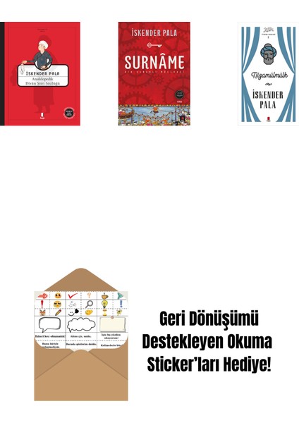 Ansikolopedik Divân Şiiri Sözlüğü (Ciltli) + Surnâme - Bir Osmanlı Mâcerası + Nizamülmülk (Ciltli) + Okuma Sticker'ları