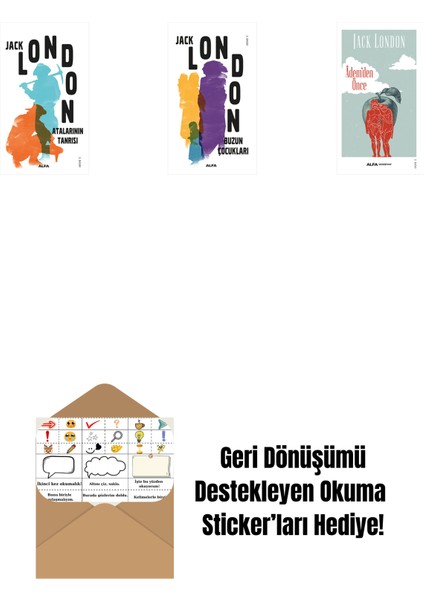 Atalarının Tanrısı + Buzun Çocukları + Âdem'den Önce + Okuma Sticker'ları