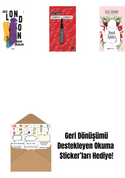 Buzun Çocukları + Cinayet Şirketi + Hawaii Öyküleri + Okuma Sticker'ları