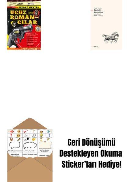 Ucuz Romancılar + Garanti Karantina + Okuma Sticker'ları