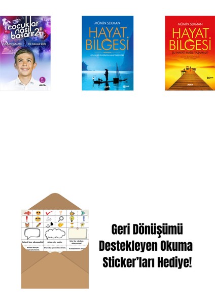 Çocuklar Nasıl Başarır 2 + Hayat Bilgesi 2 + Hayat Bilgesi + Okuma Sticker'ları
