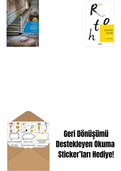 Hotel Savoy + Savoy Oteli + Okuma Sticker'ları