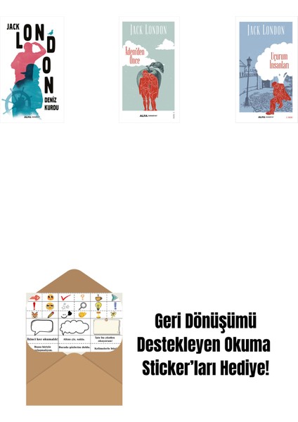 Deniz Kurdu + Âdem'den Önce + Uçurum Insanları + Okuma Sticker'ları