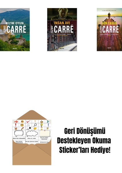 Bizim Oyun + Insan Avı + Son Casus + Okuma Sticker'ları