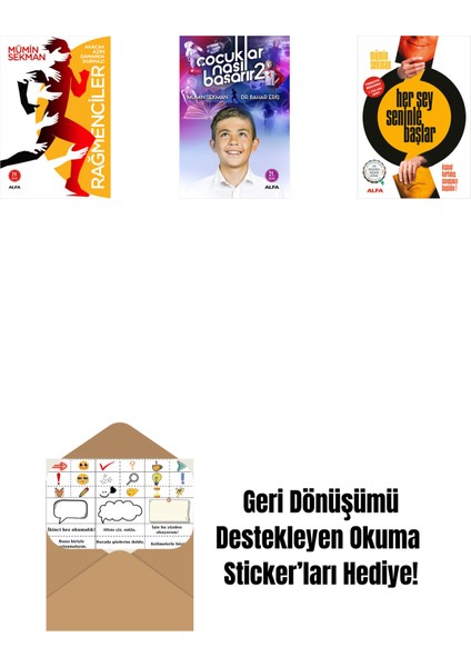 Rağmenciler - Akacak Azim Damarda Durmaz! + Çocuklar Nasıl Başarır 2 + Her Şey Seninle Başlar + Okuma Sticker'ları