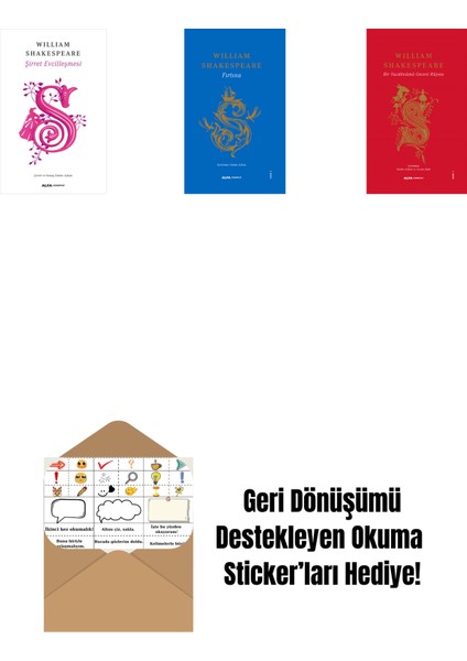 Şirret Evcilleşmesi + Fırtına (Ciltli) + Fırtına + Okuma Sticker'ları