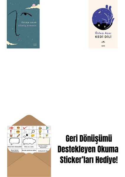 Gümüş Kordon + Kedi Dili + Okuma Sticker'ları