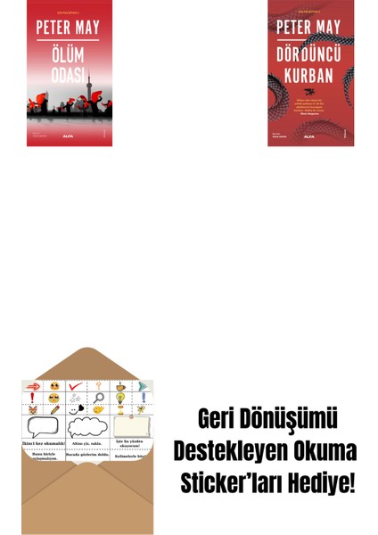 Ölüm Odası + Dördüncü Kurban + Okuma Sticker'ları