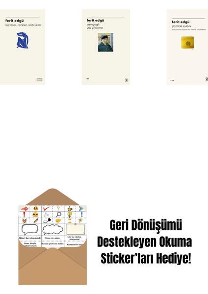 Biçimler, Renkler, Sözcükler + Van Gogh - Yüz Yıl Sonra + Yazmak Eylemi + Okuma Sticker'ları