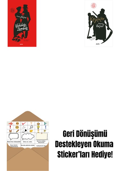 Vadideki Zambak (Ciltli) + Köylüler + Okuma Sticker'ları