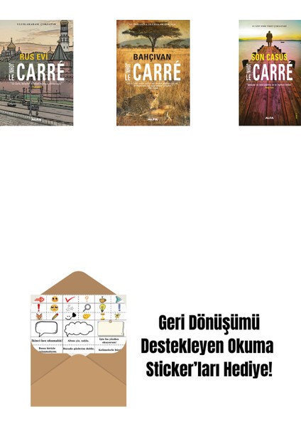 Rus Evi + Bahçıvan + Son Casus + Okuma Sticker'ları