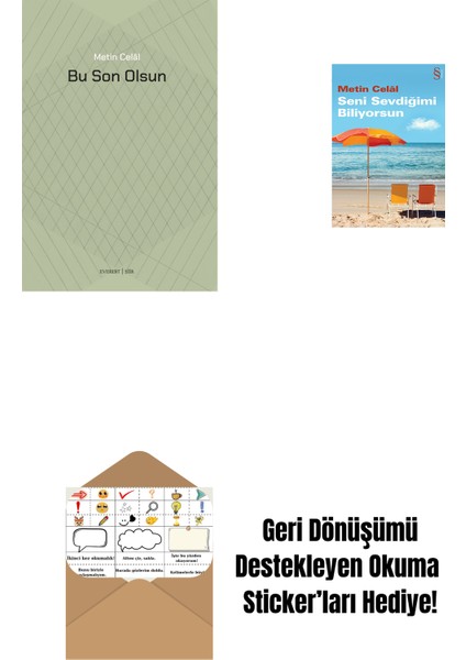 Bu Son Olsun + Seni Sevdiğimi Biliyorsun + Okuma Sticker'ları
