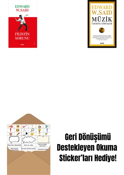 Filistin Sorunu + Müzik Üzerine Görüşler + Okuma Sticker'ları