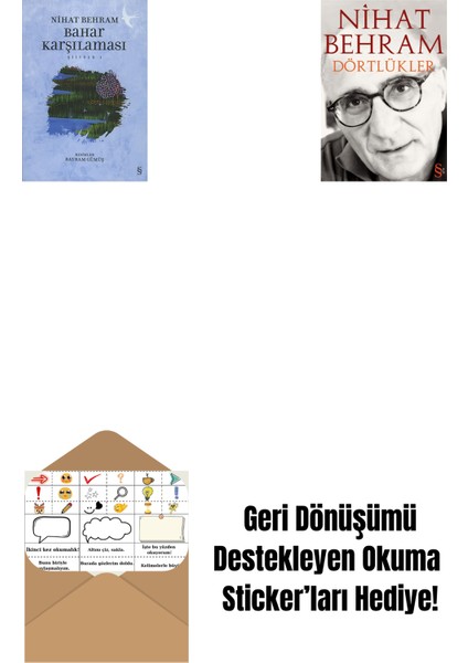 Bahar Karşılaması + Dörtlükler + Okuma Sticker'ları