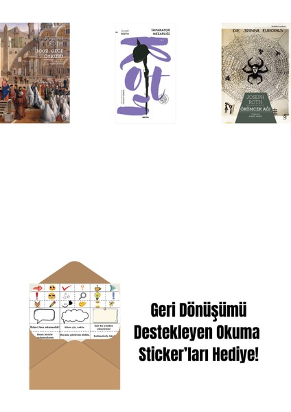1002. Gece Öyküsü + Imparator Mezarlığı + Örümcek Ağı + Okuma Sticker'ları