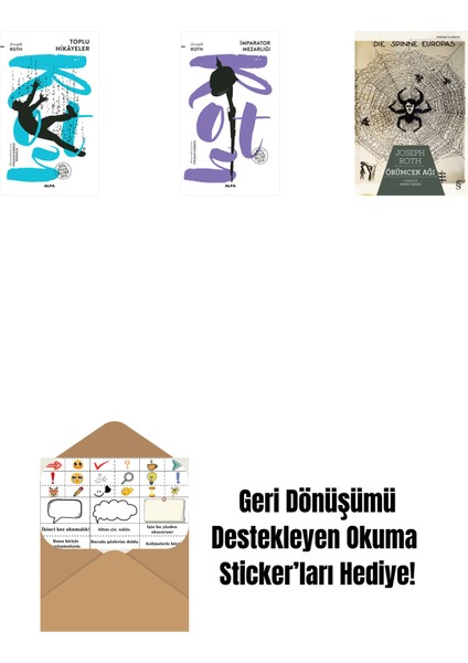 Toplu Hikayeler + Imparator Mezarlığı + Örümcek Ağı + Okuma Sticker'ları