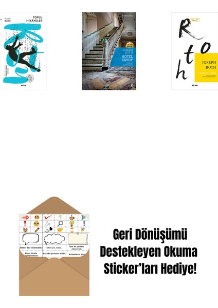 Toplu Hikayeler + Hotel Savoy + Savoy Oteli + Okuma Sticker'ları