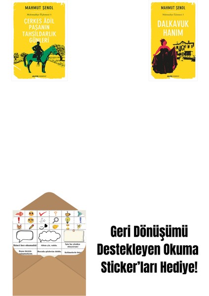 Çerkes Âdil Paşanın Tahsildarlık Günleri + Dalkavuk Hanım + Okuma Sticker'ları