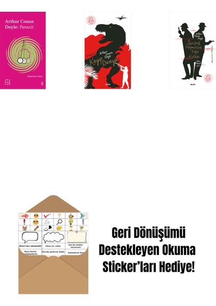 Everest Açıkhava 37 - Parazit + Kayıp Dünya + Sherlock Holmes’un Vaka Kitabı + Okuma Sticker'ları