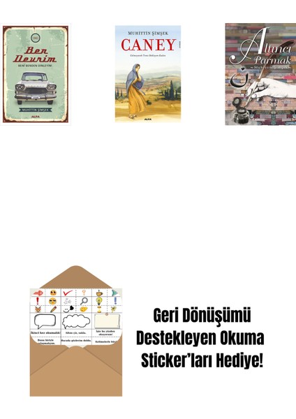 Ben Devrim + Caney + Altıncı Parmak + Okuma Sticker'ları