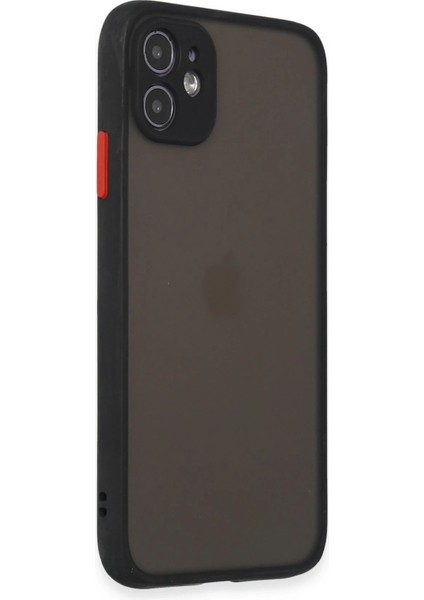 Newface iPhone 11 Kılıf Montreal Silikon Kapak - Siyah