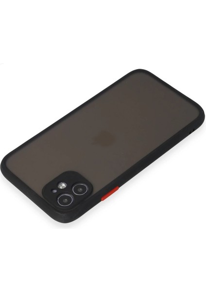 Newface iPhone 11 Kılıf Montreal Silikon Kapak - Siyah