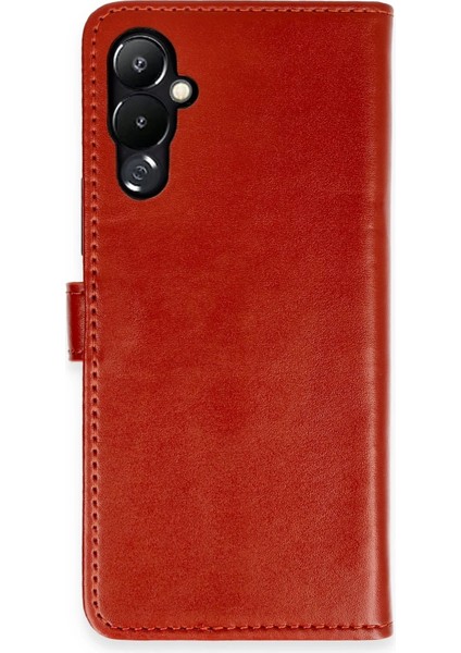 Newface Tecno Pova 4 Kılıf Trend S Plus Kapaklı Kılıf - Kırmızı