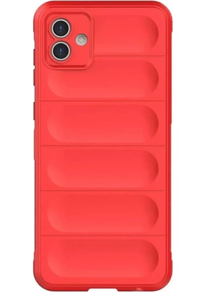 Newface Samsung Galaxy A06 Kılıf Optimum Silikon - Kırmızı