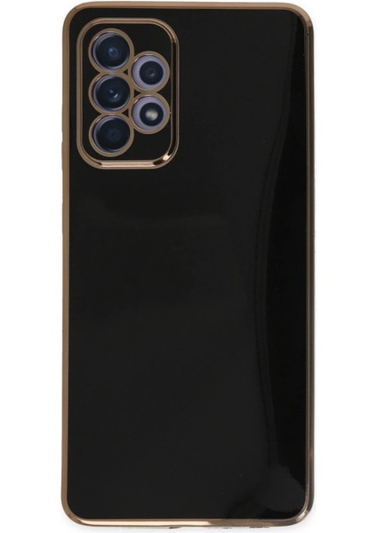 Newface Samsung Galaxy A52 Kılıf Volet Silikon - Siyah
