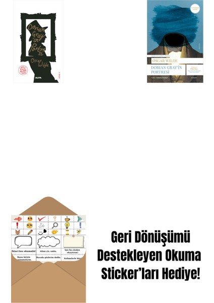 Dorian Gray'in Portresi + Dorian Gray'in Portresi + Okuma Sticker'ları