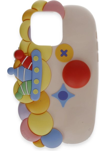 Newface iPhone 15 Kılıf Poky Karakter Silikon Kapak - Desen 7