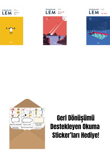 Sahibinin Sesi + Dünya’da Barış (Sl8) + Kör Talih (Sl6) + Okuma Sticker'ları