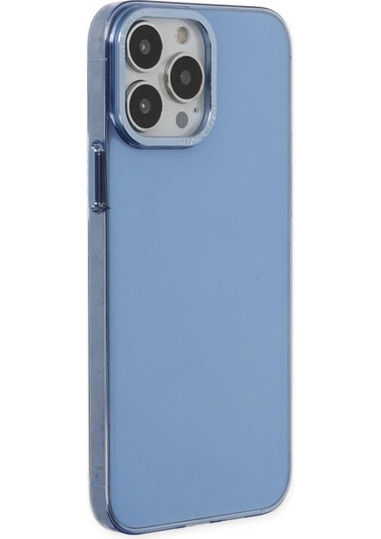 Newface iPhone 13 Pro Kılıf Anka Pc Sert Metal Kapak - Mavi