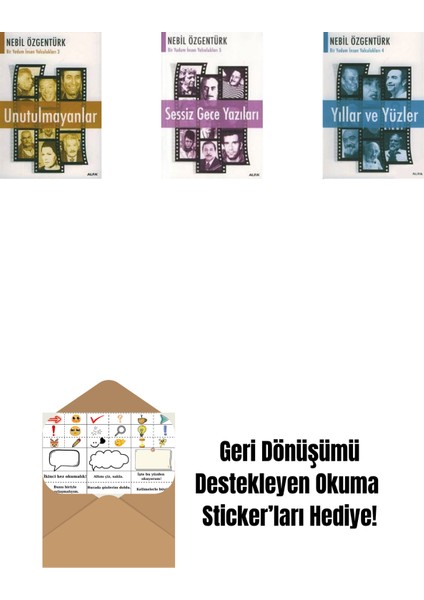Unutulmayanlar + Sessiz Gece Yazıları + Yıllar ve Yüzler + Okuma Sticker'ları