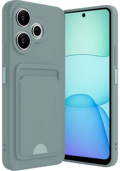 Newface Xiaomi Redmi 13 4g Kılıf Kelvin Kartvizitli Silikon - Açık Yeşil fiyatları