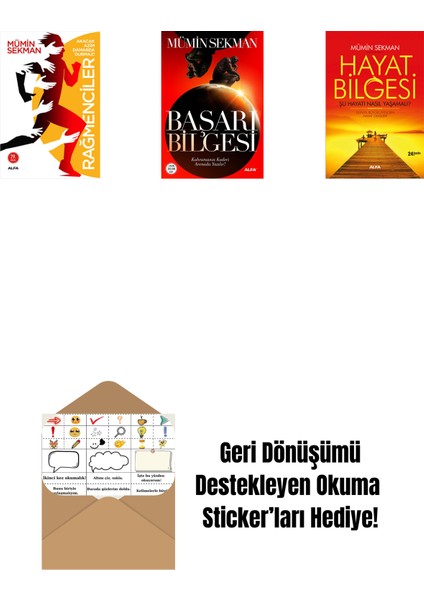 Rağmenciler - Akacak Azim Damarda Durmaz! + Başarı Bilgesi + Hayat Bilgesi + Okuma Sticker'ları