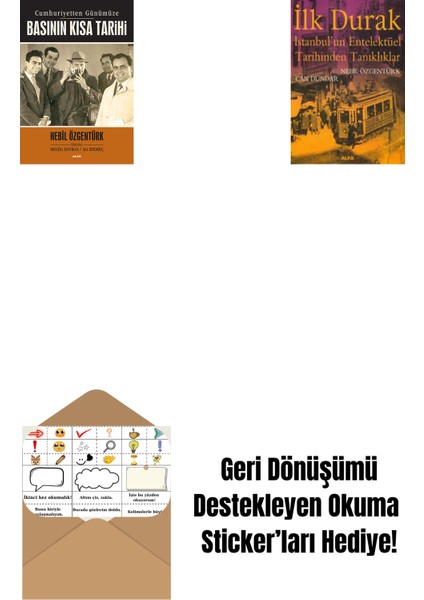 Basının Kısa Tarihi + Ilk Durak + Okuma Sticker'ları