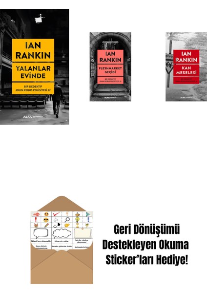 Yalanlar Evinde + Fleshmarket Geçidi + Kan Meselesi + Okuma Sticker'ları
