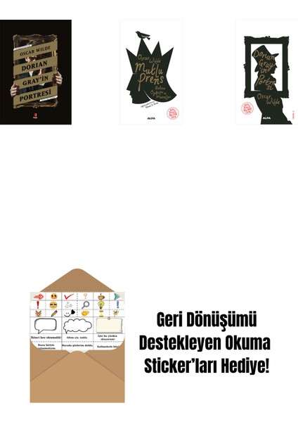Dorian Gray’in Portresi + Mutlu Prens + Dorian Gray'in Portresi + Okuma Sticker'ları